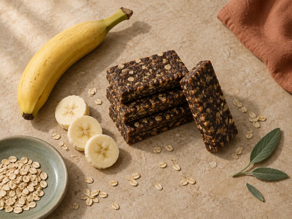 Illustrazione originale per BARRETTA SOSTITUTO DI PASTO ALLA BANANA